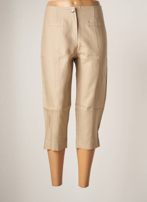 Pantalon trei sferturi bej MALOKA femeie