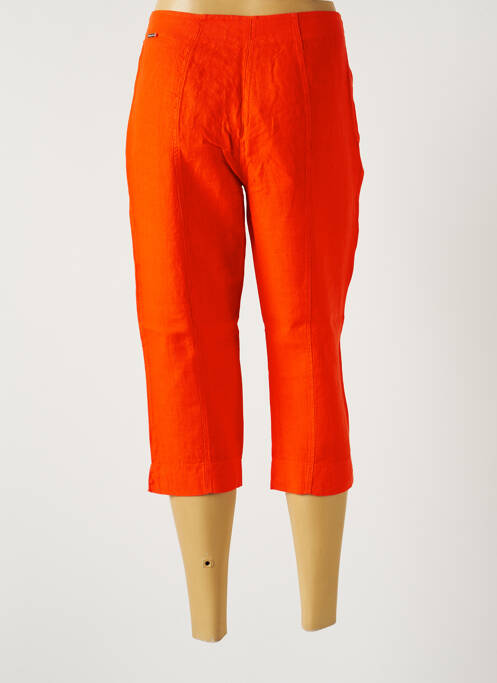 Pantalon trei sferturi portocaliu MALOKA femeie