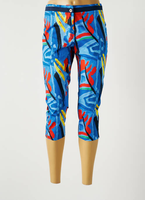 Pantalon trei sferturi albastru MALOKA femeie