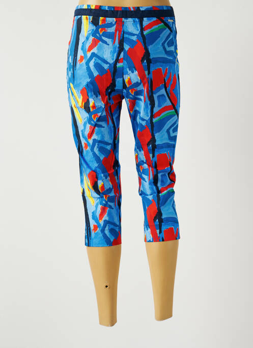 Pantalon trei sferturi albastru MALOKA femeie