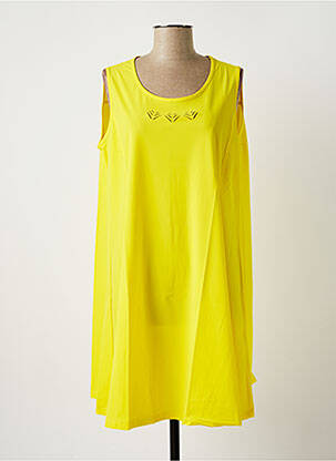 Rochie scurtă galben MALOKA femeie