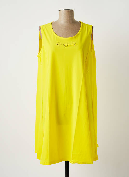 Rochie scurtă galben MALOKA femeie