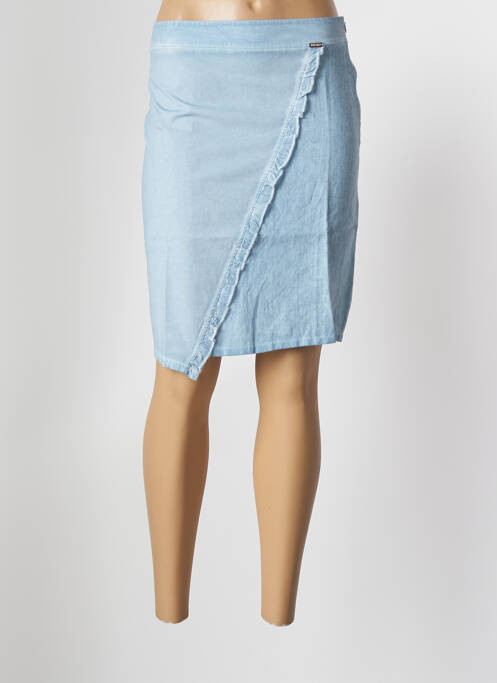 Fustă midi albastru MALOKA femeie