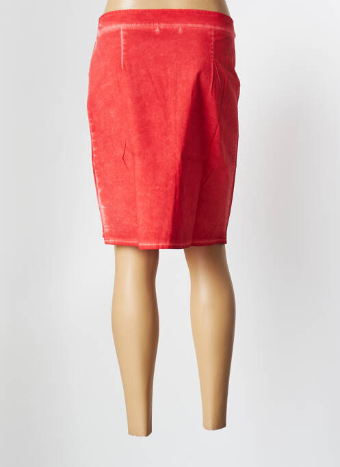 Fustă midi roșu MALOKA femeie