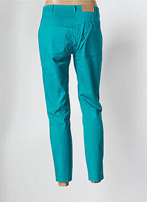 Pantalon 7/8 elasticitate mărime normală albastru MALOKA femeie