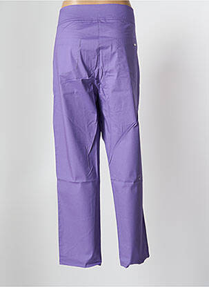 Pantalon 7/8 elasticitate mărime normală violet MALOKA femeie