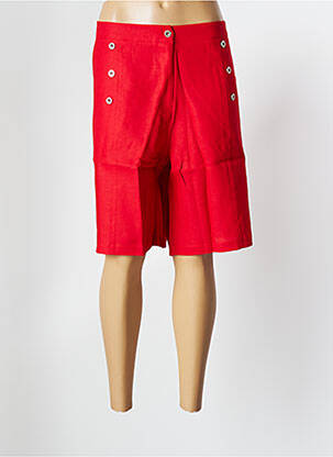 Bermudă roșu MALOKA femeie