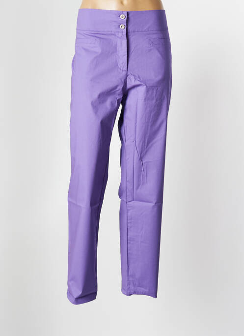 Pantalon 7/8 violet MALOKA femeie