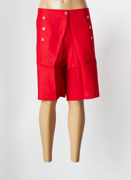 Bermudă roșu MALOKA femeie