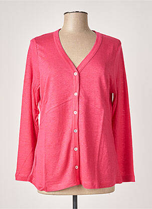 Vestă cu mâneci lungi roz MALOKA femeie