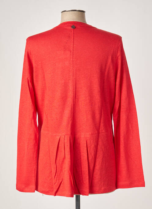 Vestă cu mâneci lungi roșu MALOKA femeie