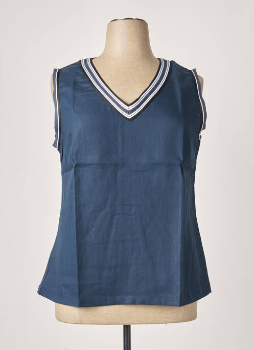 Top albastru MALOKA femeie