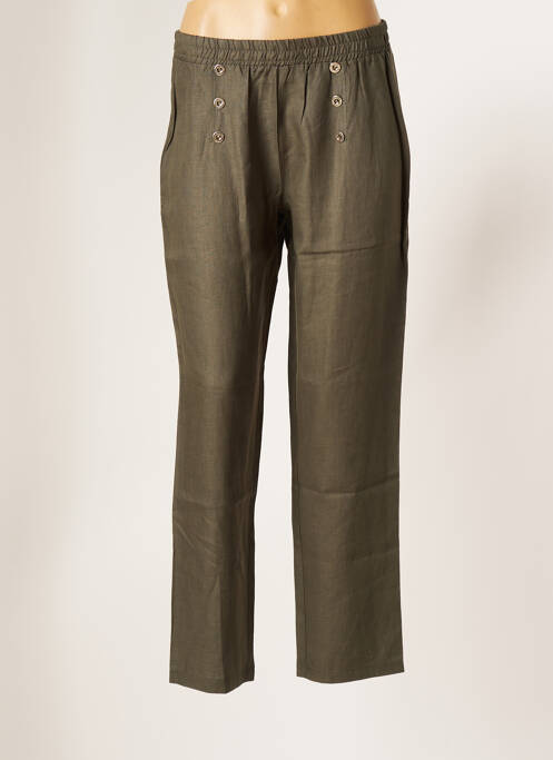 Pantalon drept verde MALOKA femeie