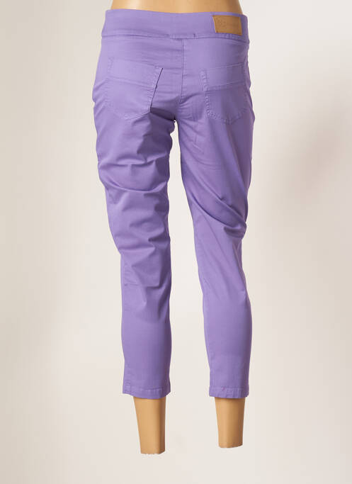 Pantalon trei sferturi violet MALOKA femeie