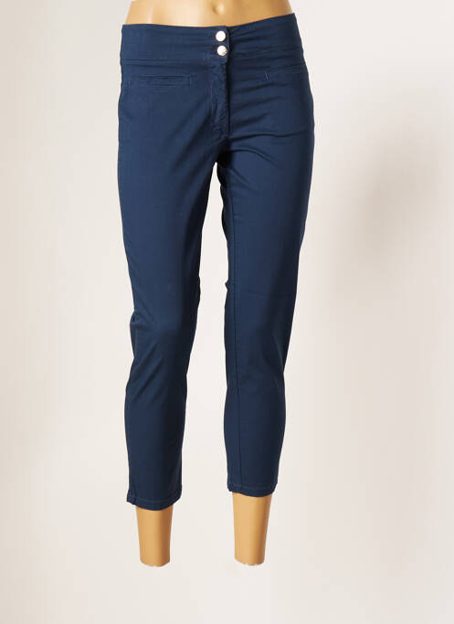 Pantalon trei sferturi albastru MALOKA femeie