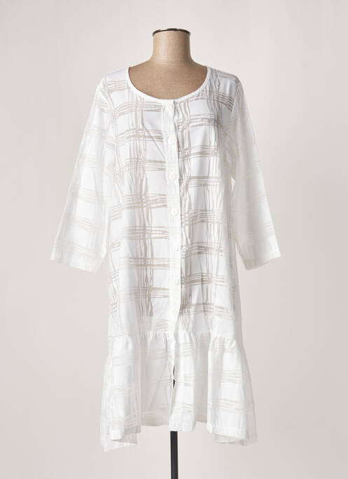 Rochie midi alb G!OZE femeie