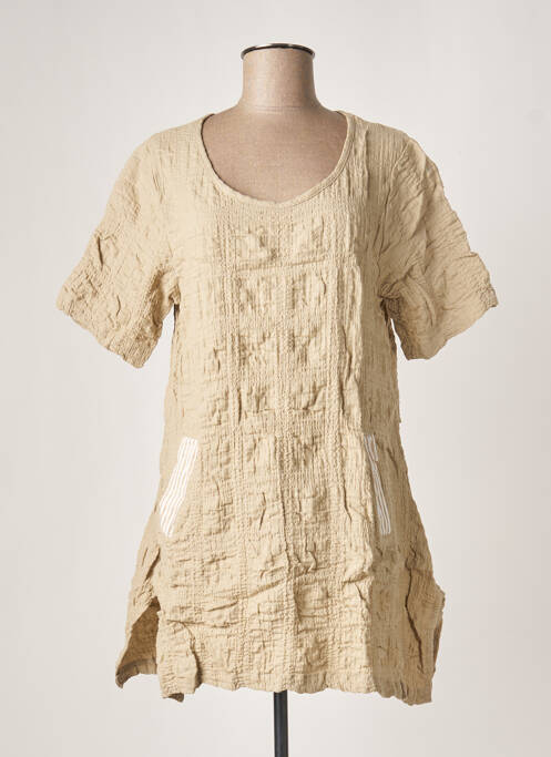 Rochie scurtă bej G!OZE femeie