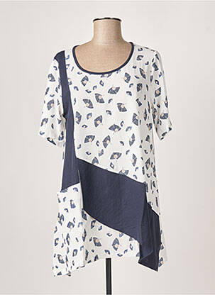 Tunică mâneci scurte albastru G!OZE femeie