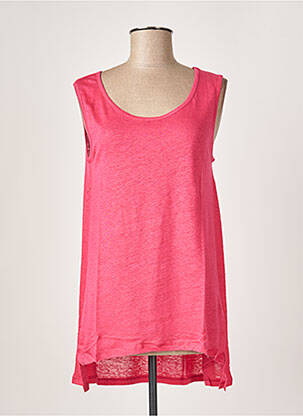 Tunică fără mâneci roz G!OZE femeie