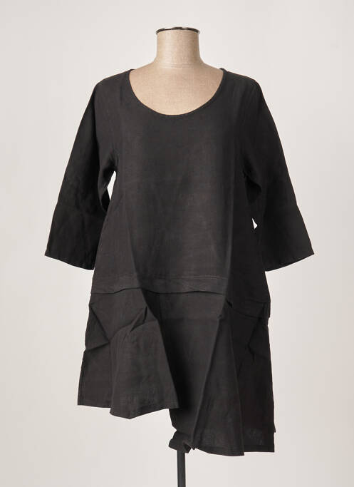 Tunică mâneci lungi negru G!OZE femeie