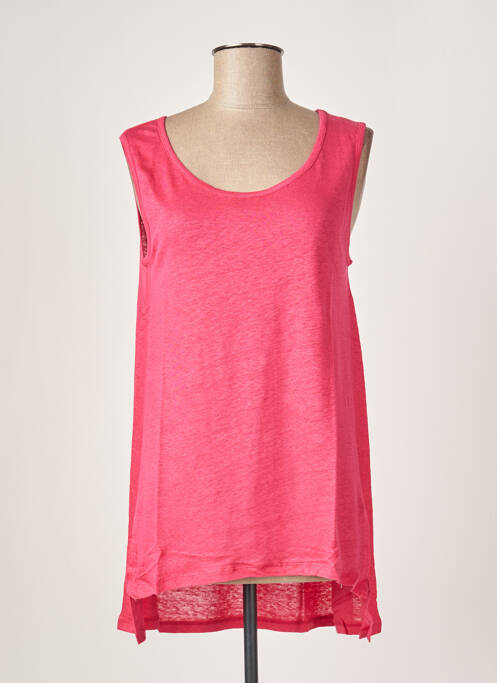 Tunică fără mâneci roz G!OZE femeie