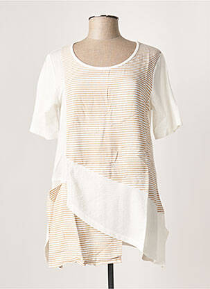 Tunică mâneci scurte bej G!OZE femeie