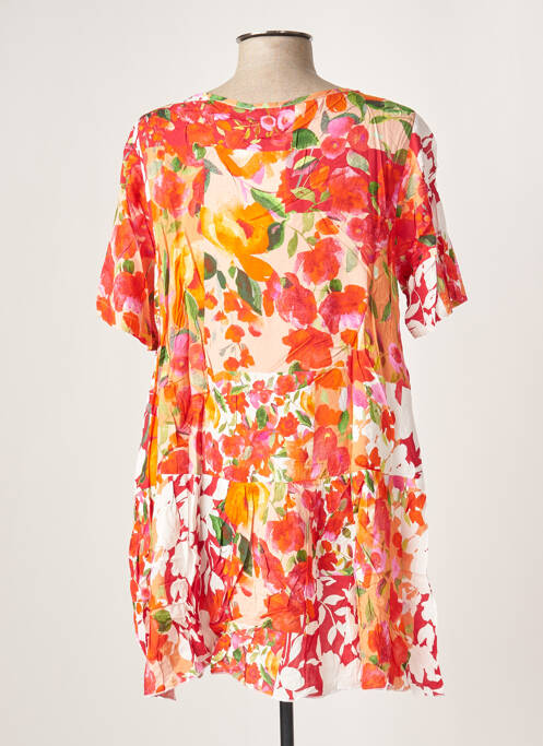 Tunică mâneci scurte croială fluidă portocaliu G!OZE femme