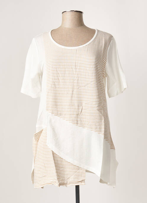 Tunică mâneci scurte bej G!OZE femeie