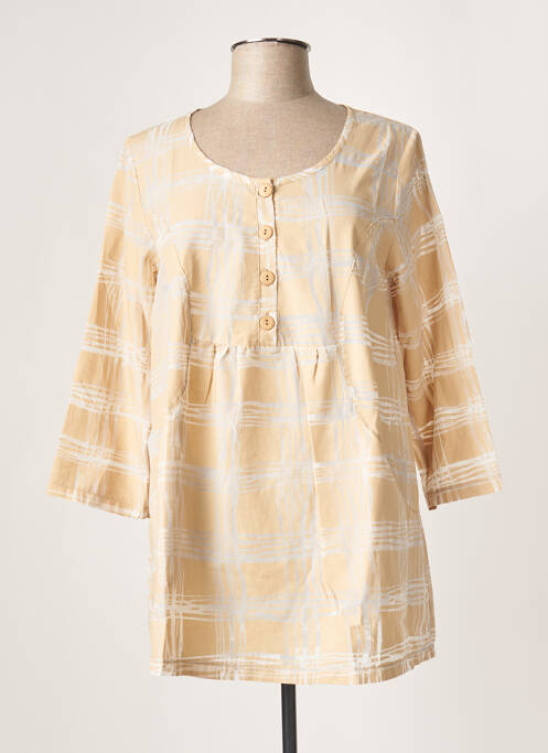 Tunică mâneci lungi bej G!OZE femeie