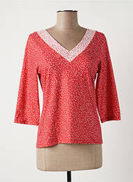 Tricou mâneci 3/4 mâneci 3/4 roșu PAUL BRIAL femeie