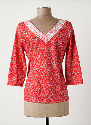 Tricou mâneci 3/4 mâneci 3/4 roșu PAUL BRIAL femeie