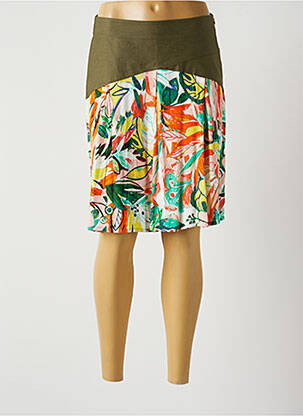 Fustă midi verde PAUL BRIAL femeie