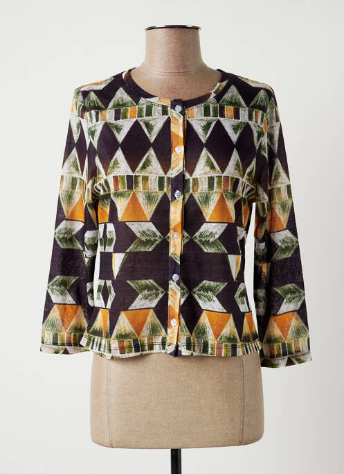 Vestă cu mâneci lungi maro PAUL BRIAL femeie