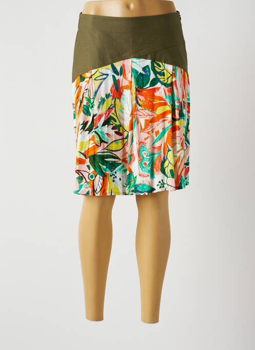 Fustă midi verde PAUL BRIAL femeie