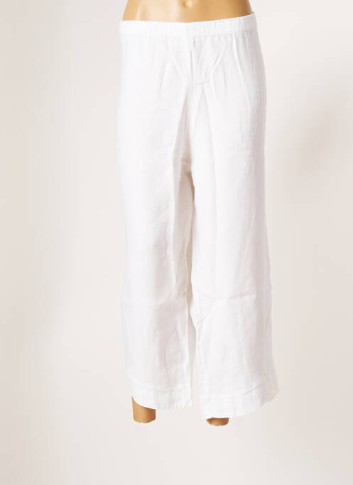 Pantalon trei sferturi alb G!OZE femeie