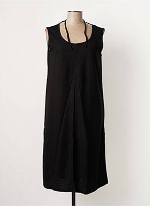 Rochie midi fără mâneci fără mâneci negru G!OZE femeie