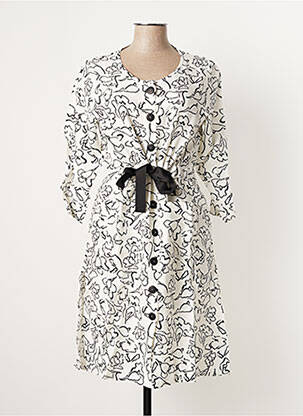 Rochie midi alb G!OZE femeie