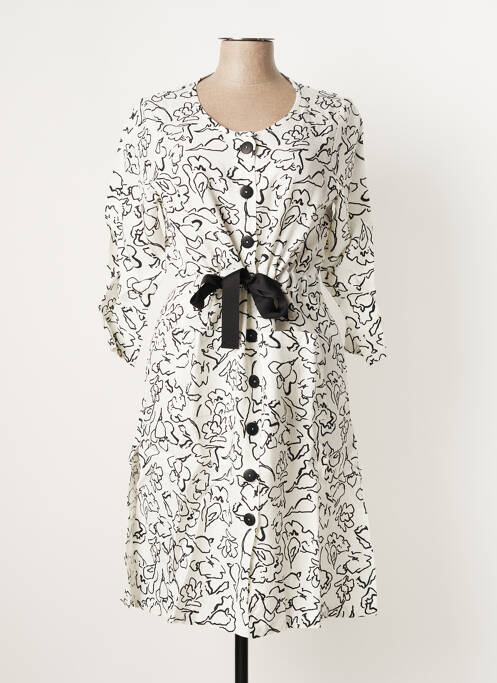 Rochie midi alb G!OZE femeie