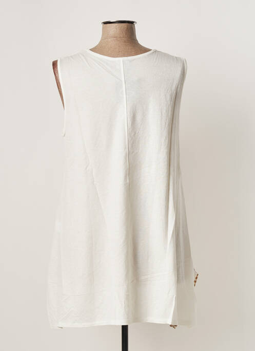 Tunică fără mâneci alb G!OZE femeie
