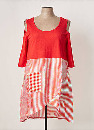 Tunică mâneci lungi roșu G!OZE femeie