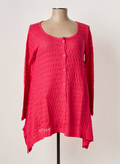 Vestă cu mâneci lungi roz G!OZE femeie