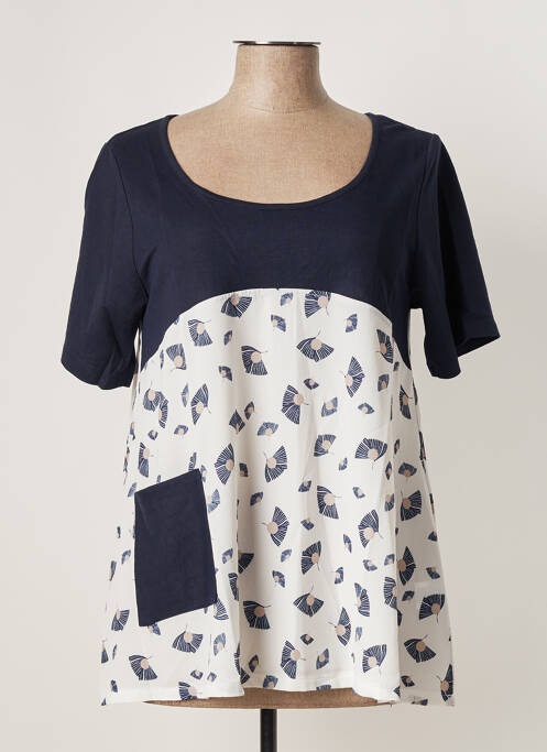 Tunică mâneci scurte albastru G!OZE femeie