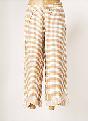 Pantalon larg maro G!OZE femeie