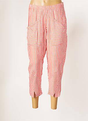 Pantalon trei sferturi roșu G!OZE femeie