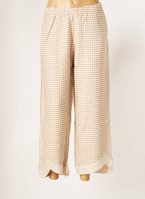 Pantalon larg maro G!OZE femeie