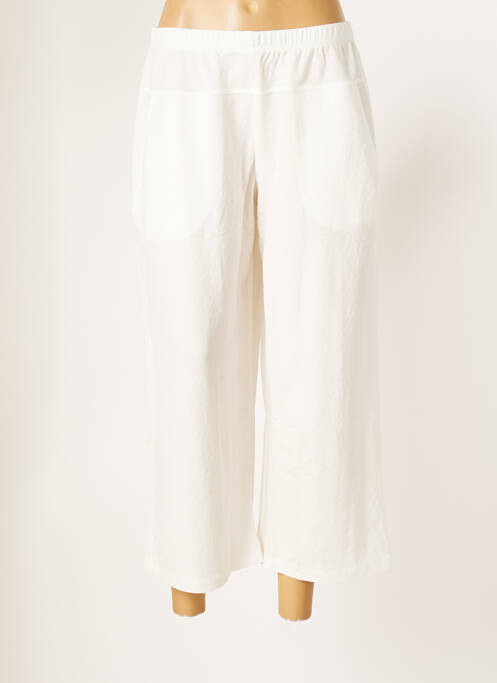 Pantalon trei sferturi alb G!OZE femeie