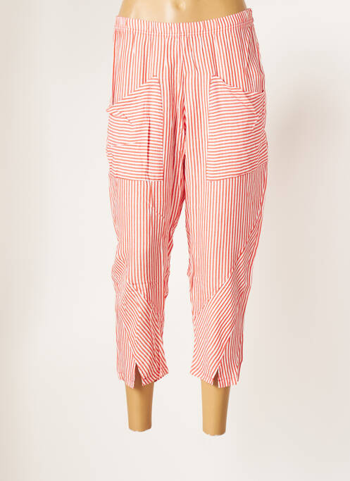 Pantalon trei sferturi roșu G!OZE femeie