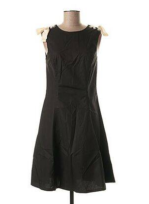 Rochie midi fără mâneci fără mâneci negru JAVIER SIMORRA femeie