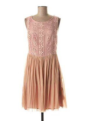 Rochie midi roz JAVIER SIMORRA femeie