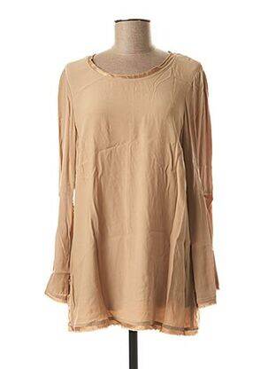 Tunică mâneci lungi bej MARC AUREL femeie